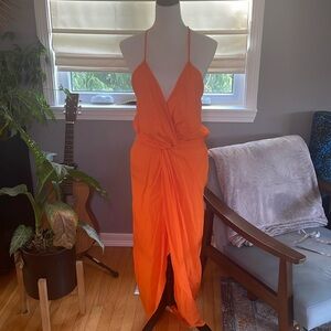 NWOT Faux wrap dress